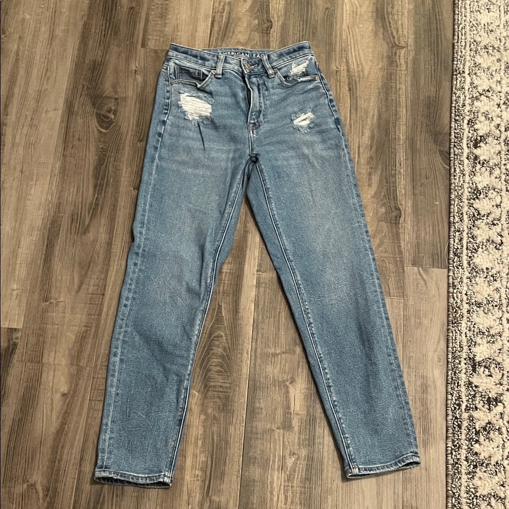 American Eagle Outfitters Blue Straight Leg Jeans